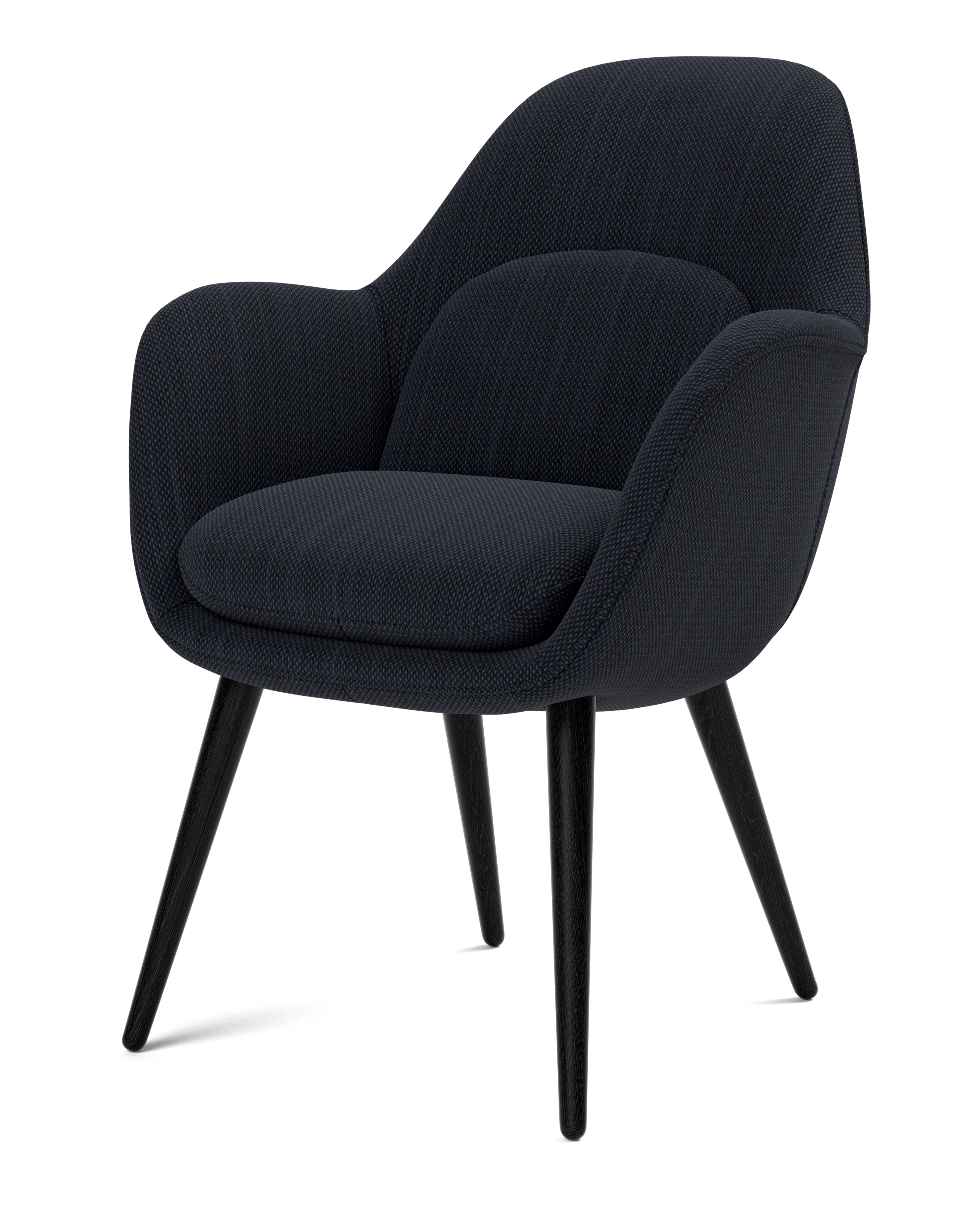 Space Copenhagen - Swoon Dining Armchair Wood Base