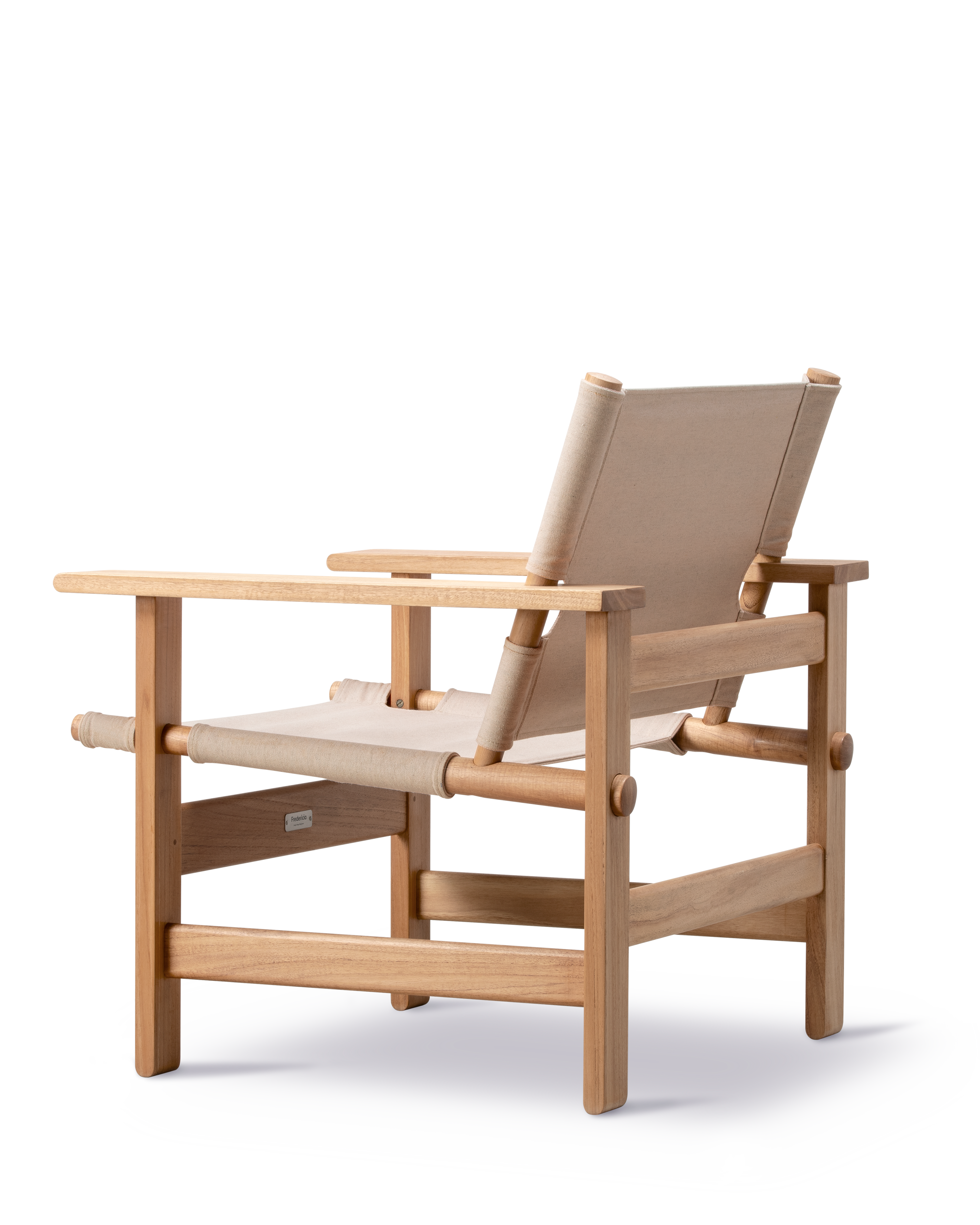 The Canvas Chair Outdoor - Perfomance Canvas / Teak