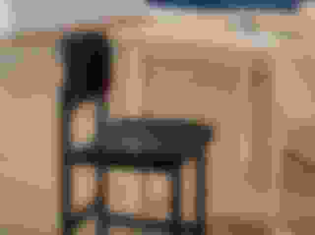 Plan Wood Chair - Oak black lacquered