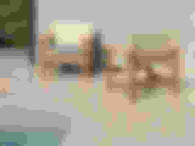 The Canvas Chair Outdoor - Performance Canvas / Teak