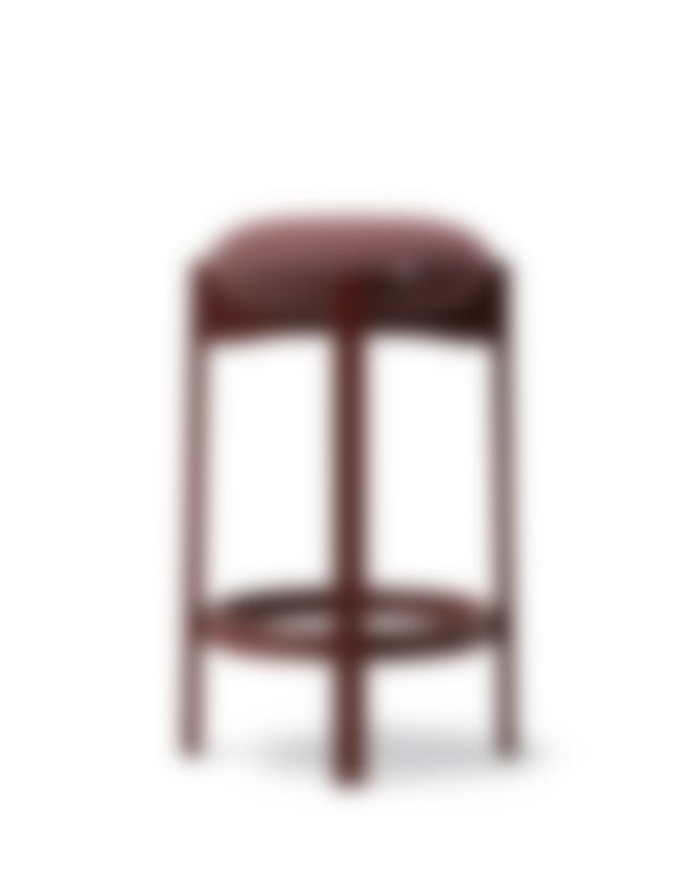 Pioneer Stool - Odino RC43 / Beech bordeaux (Height 67 cm)