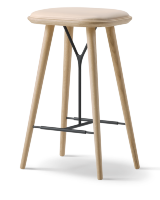 Spine Wood Base Stool Fredericia Furniture