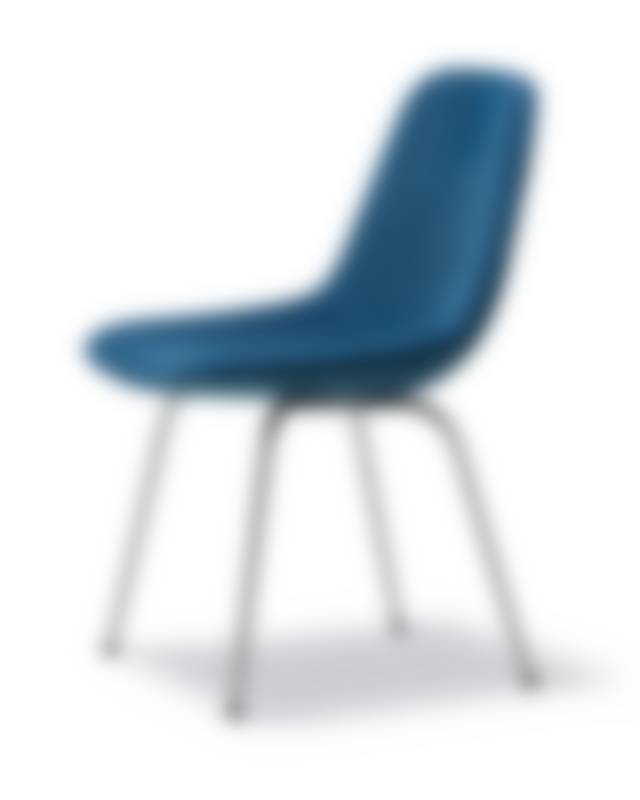 Eyes 4 Leg Chair - Gentle 873 / Børstet stål