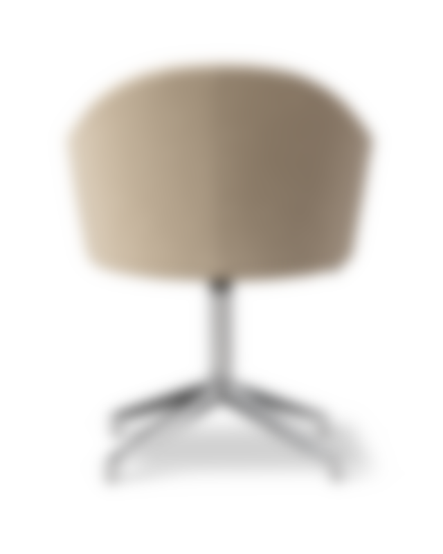 Gomo Armchair - Back Myr 222 / Seat Mylla 221 / Polished Alu