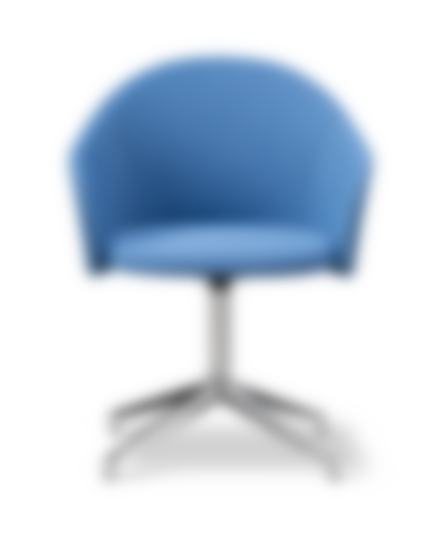 Gomo Armchair - Back Myr 742 / Seat Mylla 741 / Polished Alu
