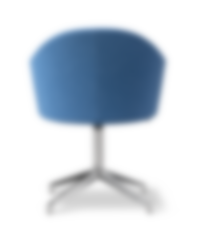 Gomo Armchair - Back Myr 742 / Seat Mylla 741 / Polished Alu