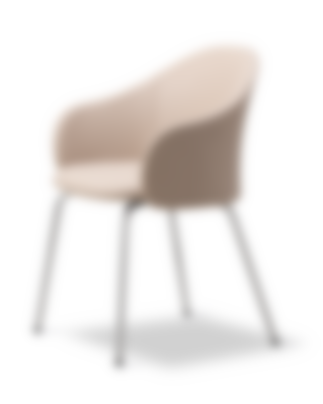Gomo Armchair - Blazer Fairfield CUZ47 / Brushed steel