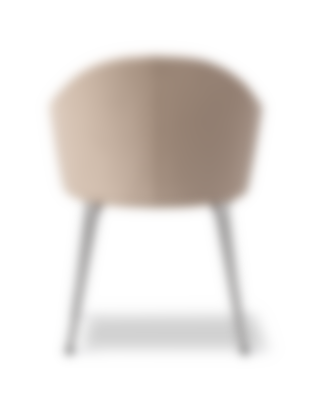 Gomo Armchair - Blazer Fairfield CUZ47 / Brushed steel