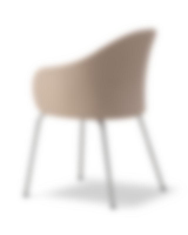 Gomo Armchair - Blazer Fairfield CUZ47 / Brushed steel