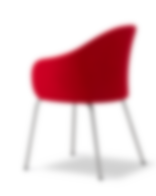 Gomo Armchair - Blazer Handcross CUZ63 / Brushed steel