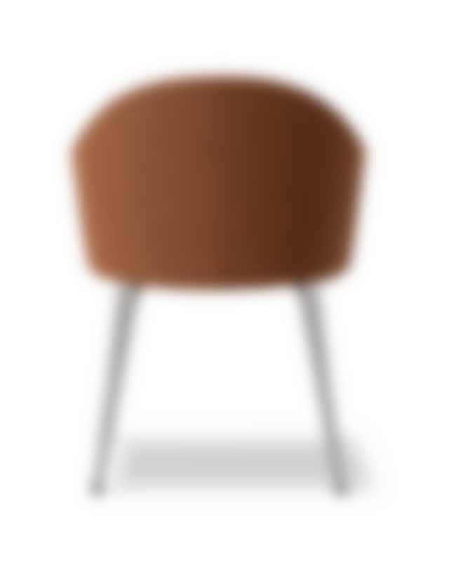 Gomo Armchair - Myr 362 / Brushed steel