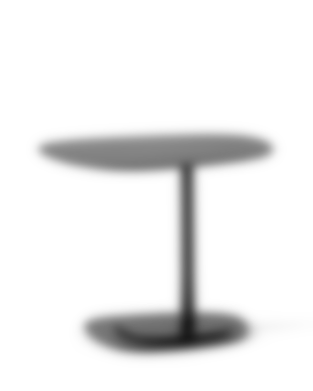 Insula Table - Black aluminium (Height 38 cm)