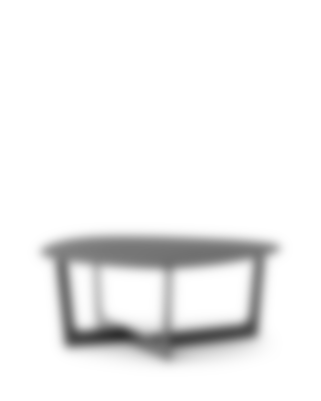 Insula Table - Sort aluminium