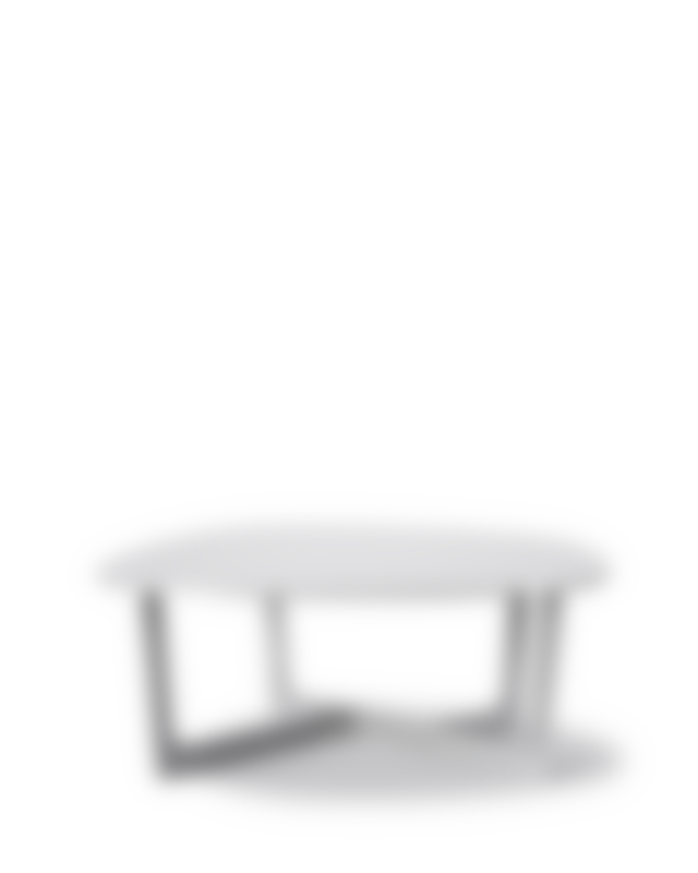 Insula Table - Brushed aluminium, clear matt powder coating