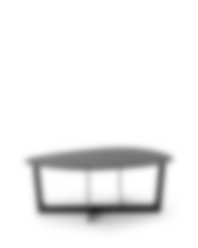 Insula Table - Black aluminium