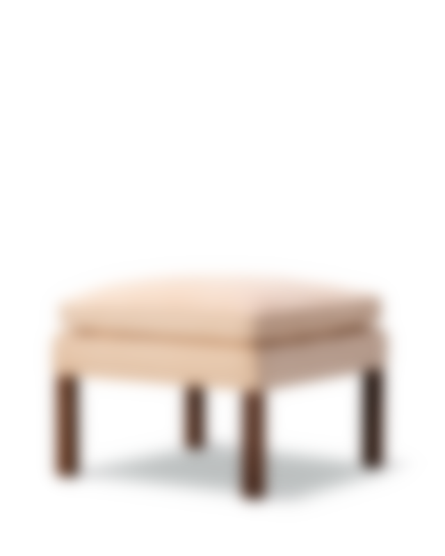 Mogensen 2202 Ottoman - Leather 90 Vegeta / Walnut