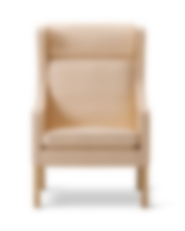 Mogensen 2204 Wing Chair - Leather 90 Vegeta / Oak soap