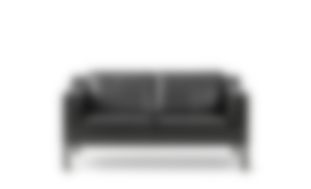 Mogensen 2212 Sofa - Leather 98 Max / Black lacquered oak