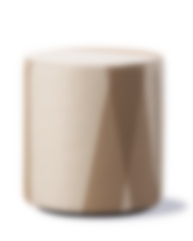 Mono Pouf - Trampedach canvas brown