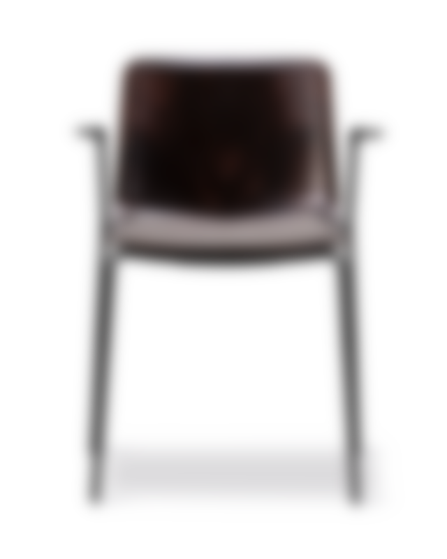 Pato Paper 4 Leg Armchair - Papershell / Technicolour 360 / Black
