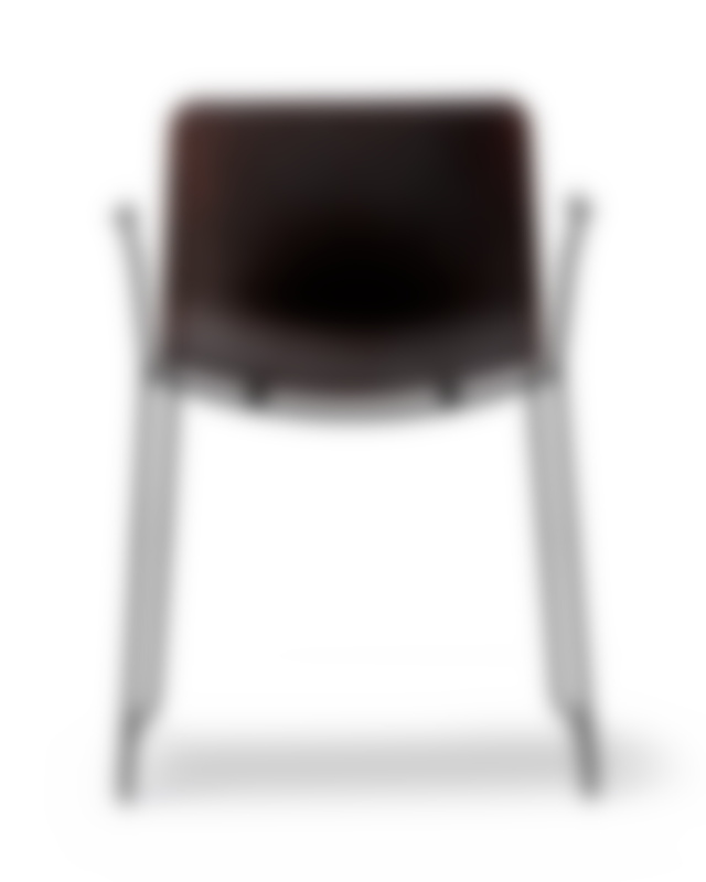 Pato Paper Sledge Armchair - Papershell / Black