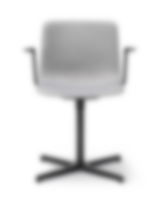 Pato Swivel Armchair - Remix 143 / Black base