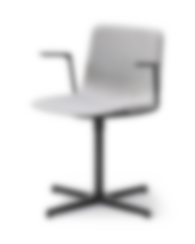 Pato Swivel Armchair - Remix 143 / Black base