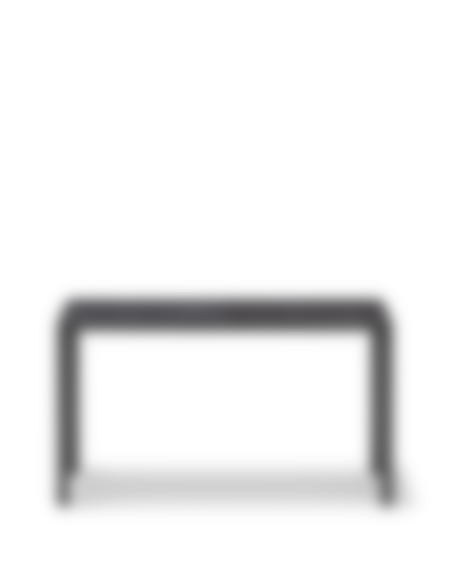 Piloti Alu - Black Marquina / Black aluminium (Height 41 cm)