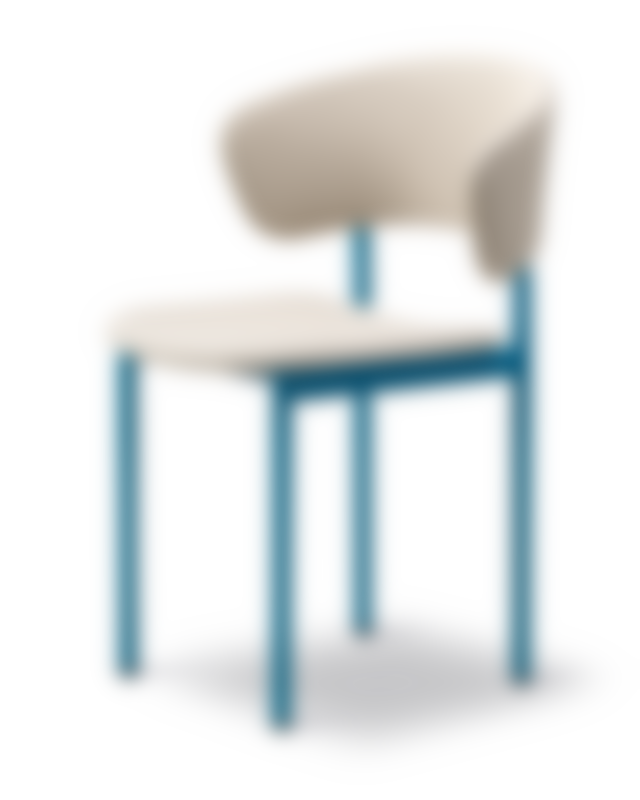 Plan Armchair - Vidar 146 / Signal Blue frame