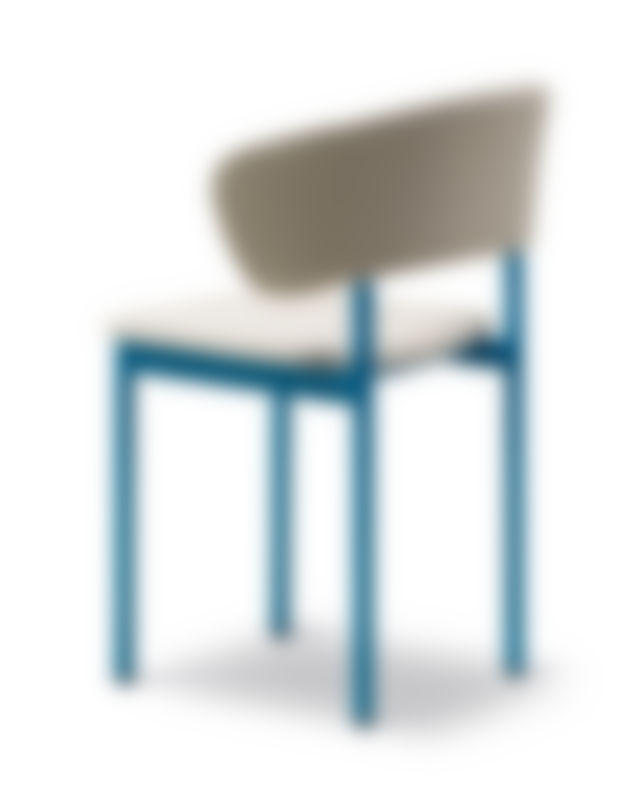 Plan Armchair - Vidar 146 / Signal Blue frame