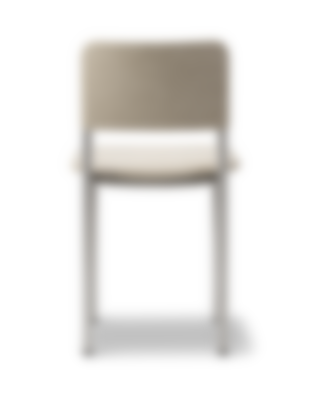 Plan Chair - Hallingdal 220 / Brushed chrome steel frame