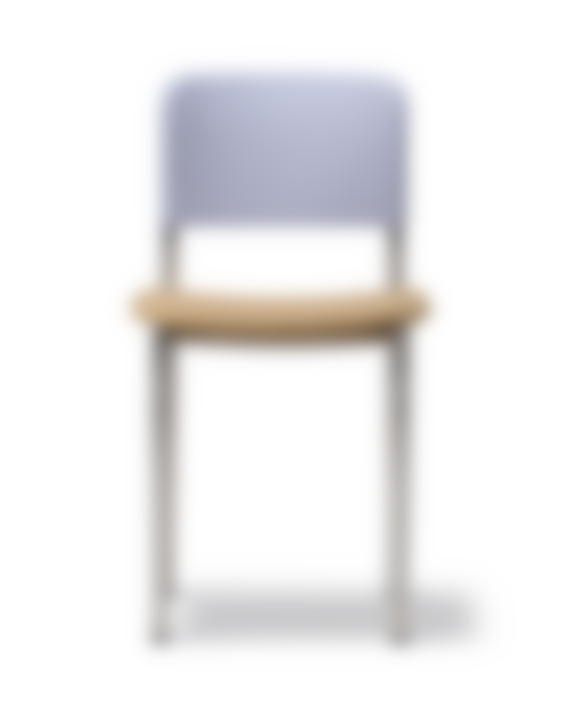 Plan Chair - Seat Vidar 333 / Back Vidar 723 / Brushed steel