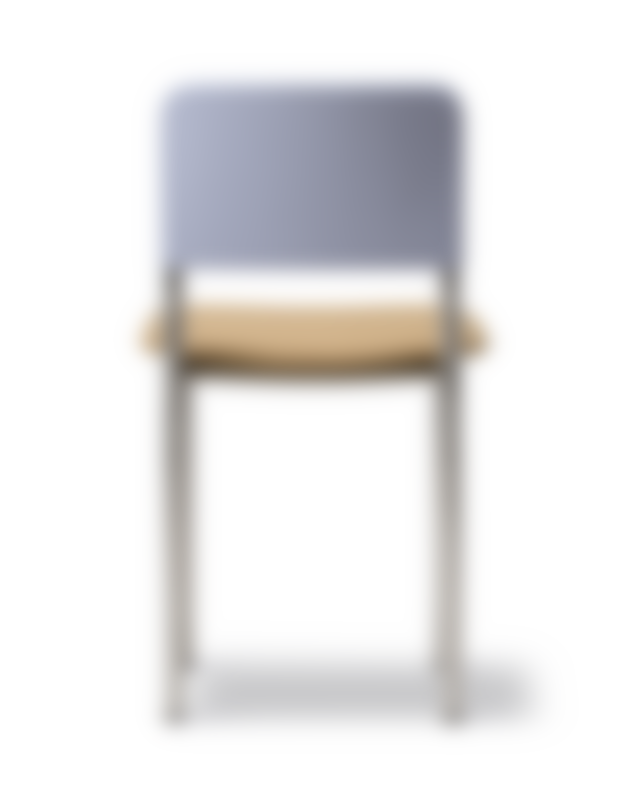 Plan Chair - Seat Vidar 333 / Back Vidar 723 / Brushed steel