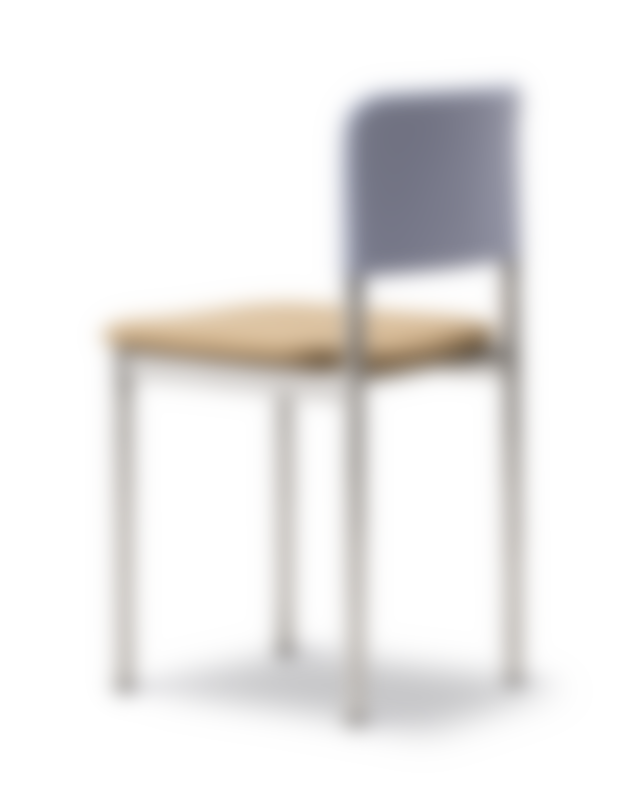 Plan Chair - Seat Vidar 333 / Back Vidar 723 / Brushed steel