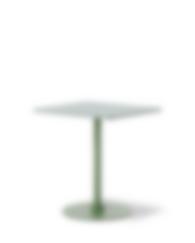 Plan Column Table - Verde Kitami 0754 / Modernist Green (Height 73 cm)