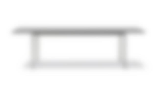 Plan Table Extendable - Black Fenix laminat / Brushed chrome frame