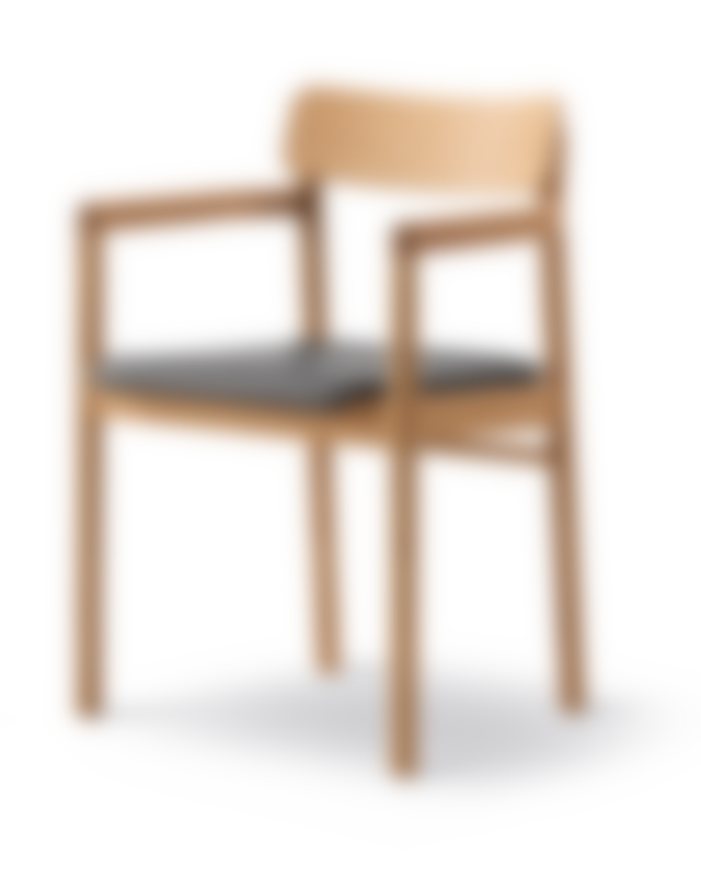 Post Chair - Leather Omni 301 / Oak oil