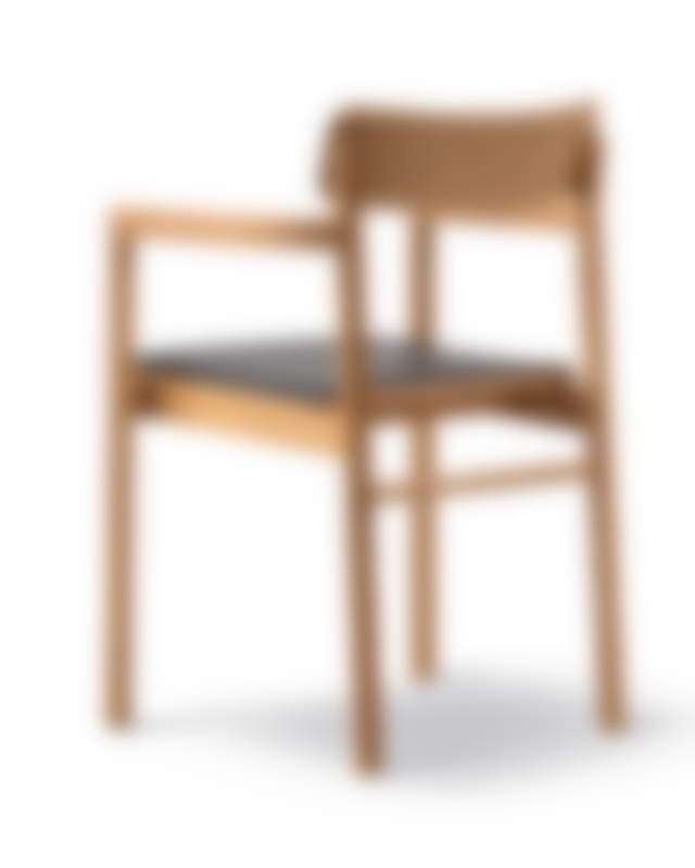 Post Chair - Leather Omni 301 / Oak oil