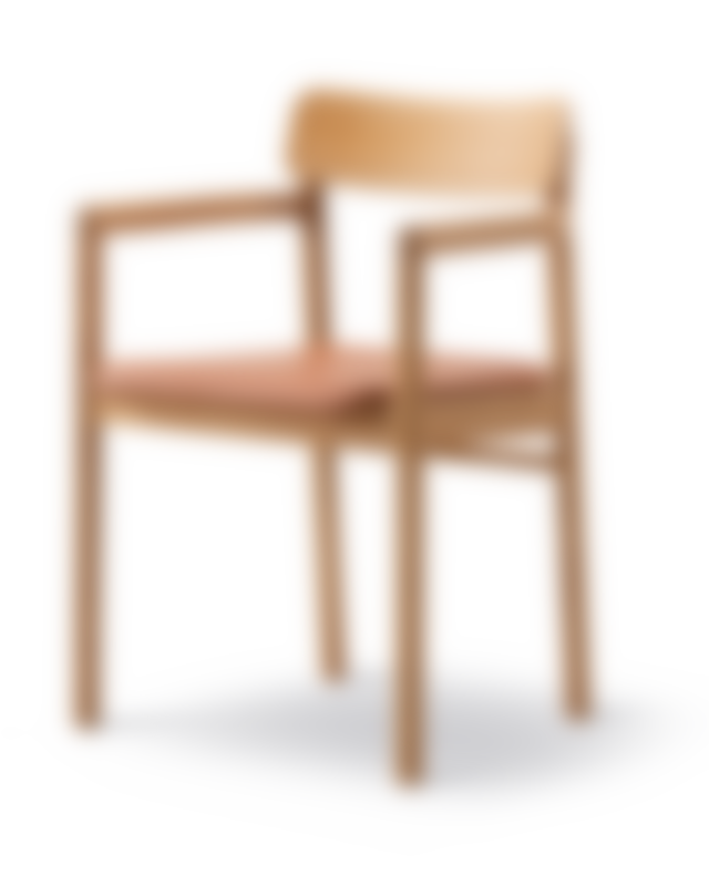 Post Chair - Leather Omni 307 / Oak oil