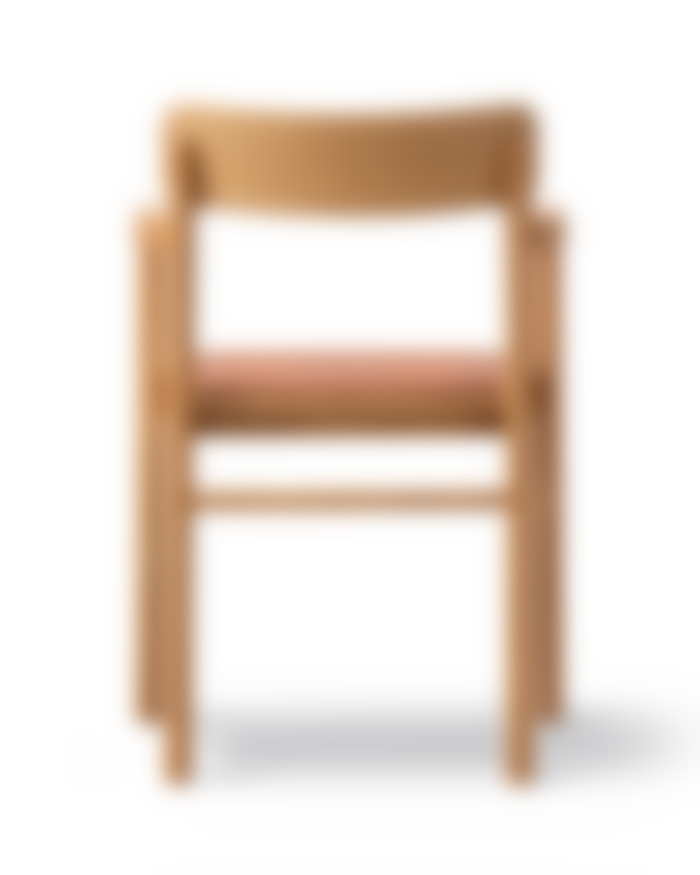 Post Chair - Leather Omni 307 / Oak oil