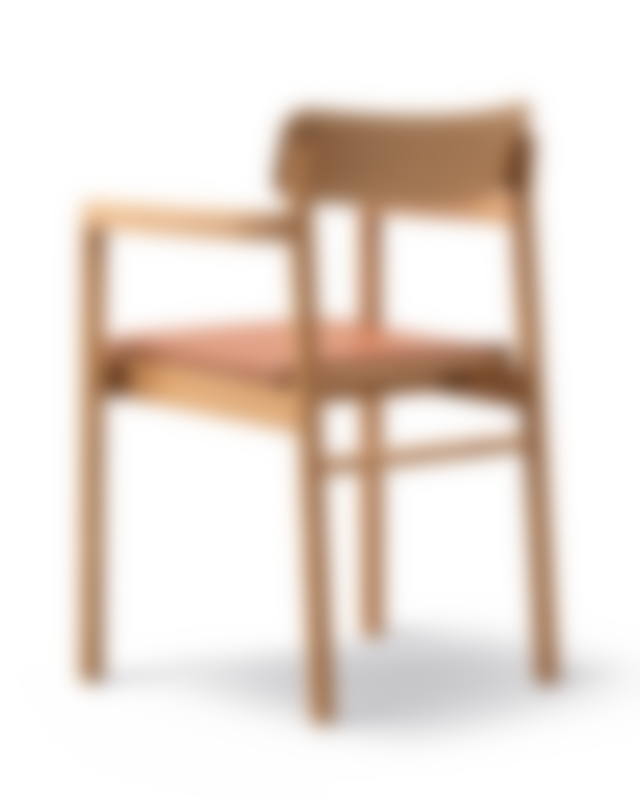 Post Chair - Leather Omni 307 / Oak oil