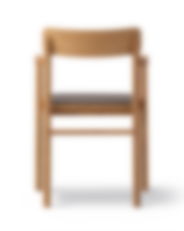 Post Chair - Leather Omni 377 / Oak oil