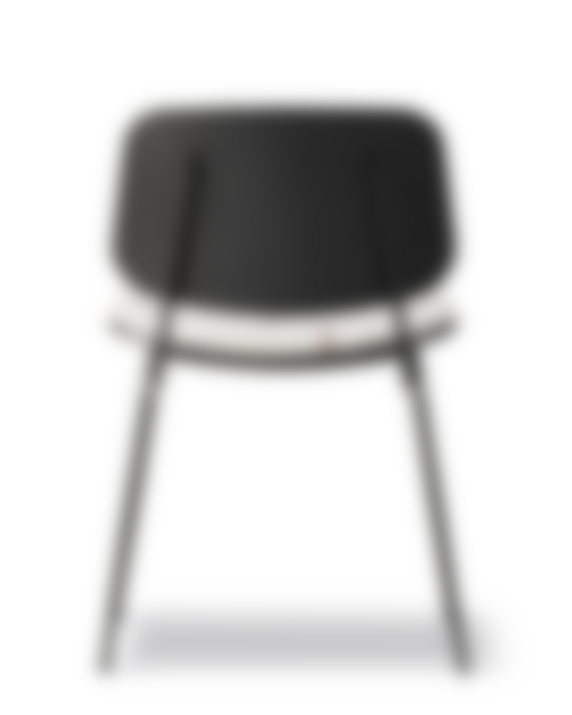 Søborg Chair - Sheworks Ribbon Sand / Sortlakeret eg / Sort stel