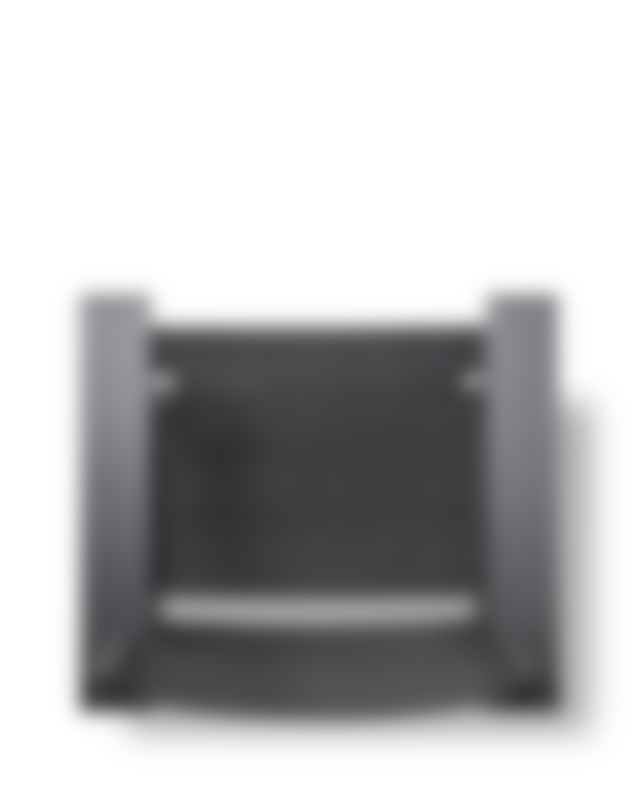 The Canvas Chair - Black Canvas / Black lacquered oak