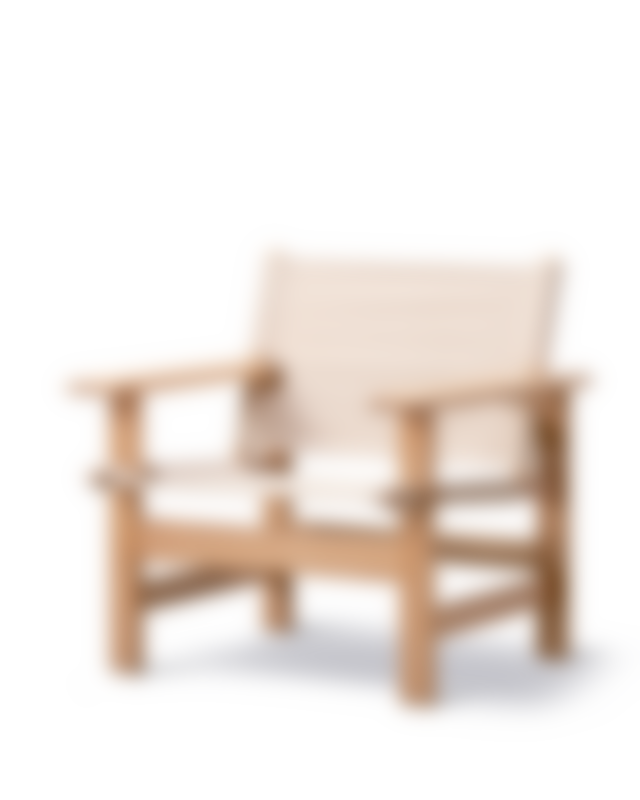 The Canvas Chair Outdoor - Performance Canvas / Teak