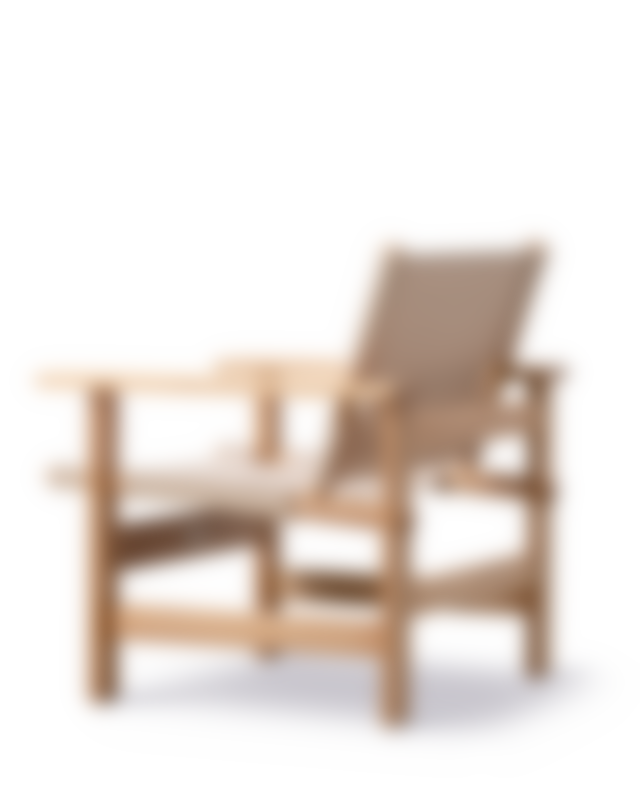 The Canvas Chair Outdoor - Performance Canvas / Teak