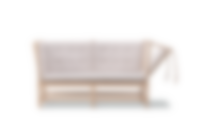 Spoke-Back Sofa - Steelcut Beat 215 / Beech soap