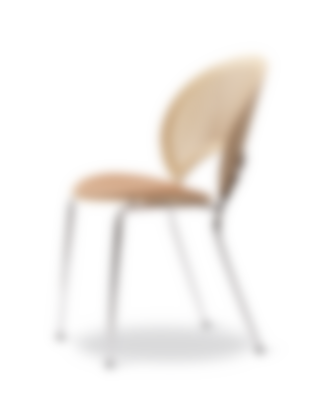 Trinidad Chair - Leather Omni 307 Cognac / Oak Oil /  Chrome