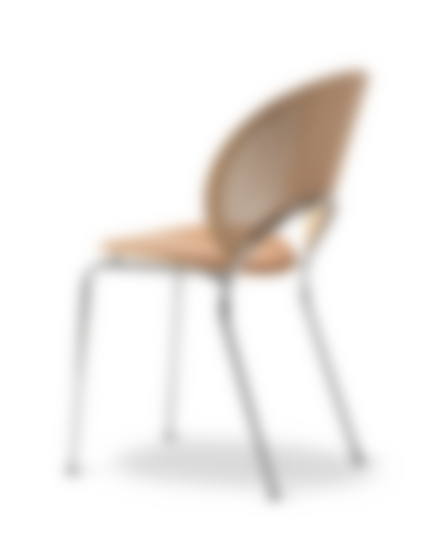 Trinidad Chair - Leather Omni 307 Cognac / Oak Oil /  Chrome