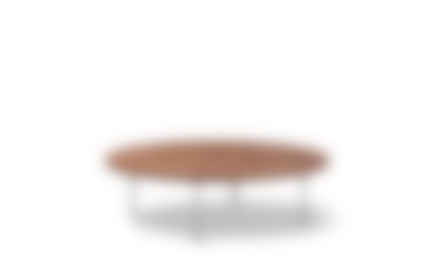 Wegner Ox Table - Walnut / Brushed steel